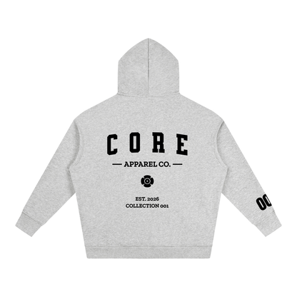 Gray - Oversize Fleeced Hoodie