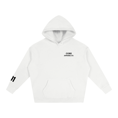 White - Oversize Fleeced Hoodie